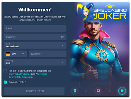 Im Platin Spielcasino anmelden Platin Spielcasino Anmeldung